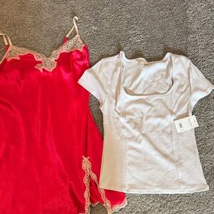 Victoria's Secret Pink Lace Trim Sleepwear